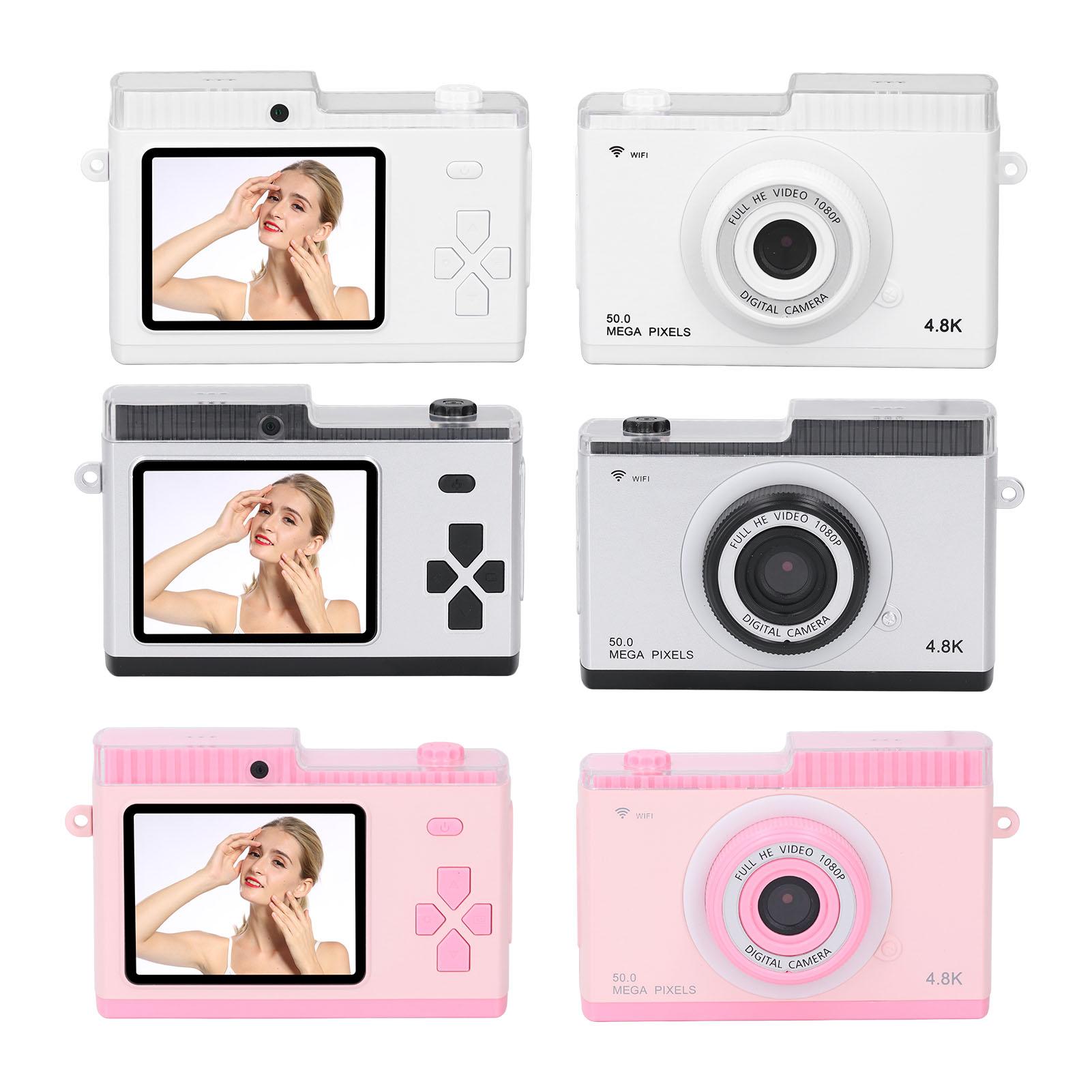 Цифрова камера з передньою та задньою подвійною лінзою 48MP 1080P HD 8x Digital Zoom Autofocus Pocket Compac Pink
Цифрова камера з передньою та задньою подвійною лінзою 48MP 1080P HD 8x Digital Zoom Autofocus Pocket Compac Pink