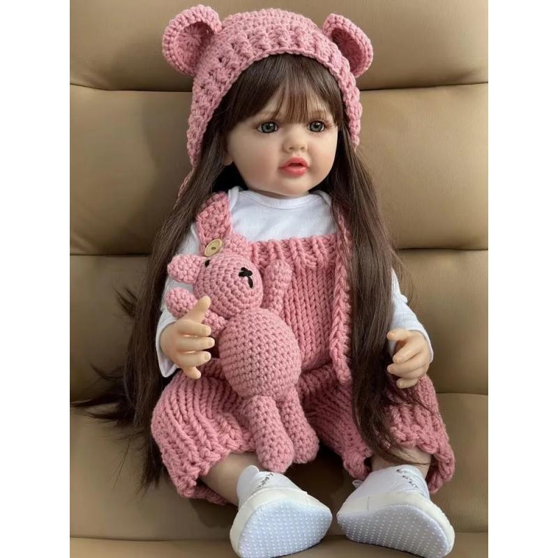 BZDOLL reborn baby 55см игрушка-моделация моющаяся кукла с длинными волосами
BZDOLL reborn baby 55см игрушка-моделация моющаяся кукла с длинными волосами