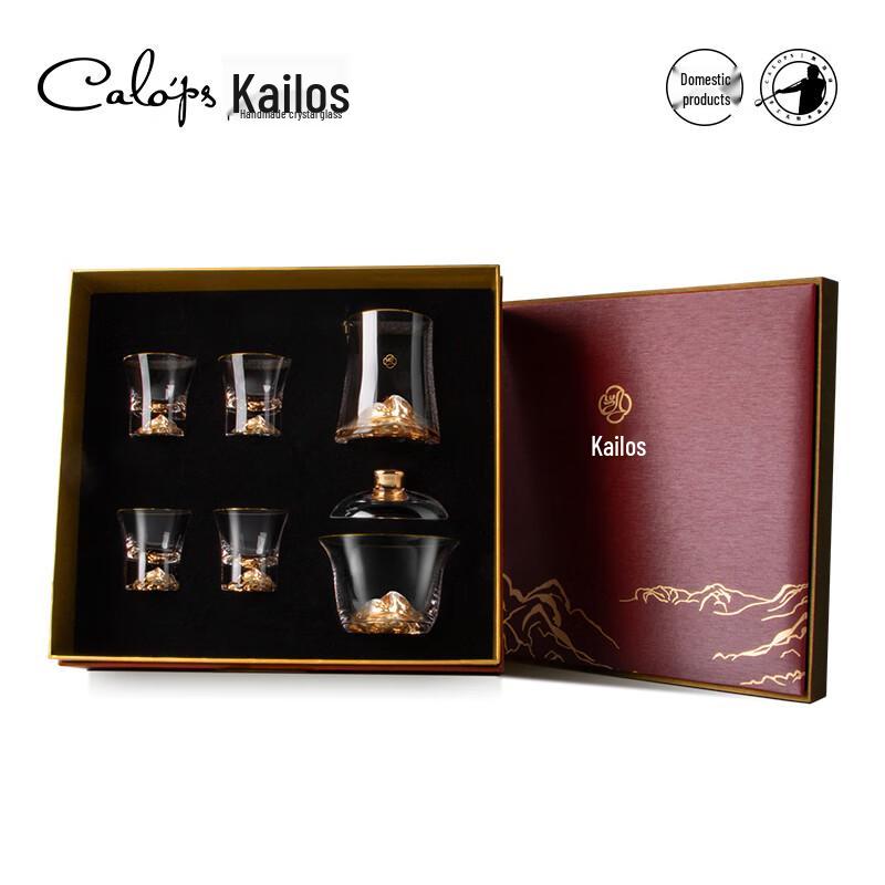 CALOPS Jiangshan Chinese Kung Fu Glass Tea Set
CALOPS Jiangshan Chinese Kung Fu Glass Tea Set