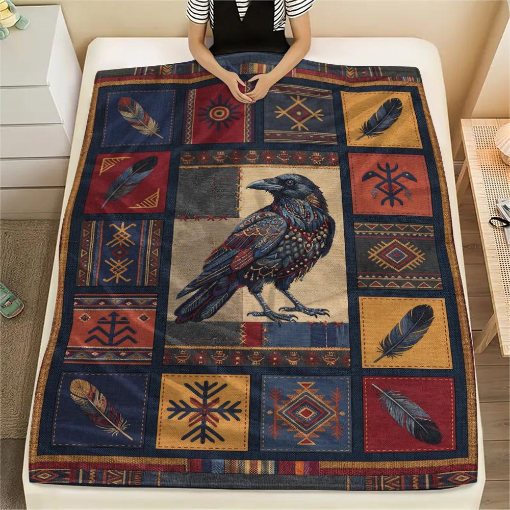 Crow Decoration Print Flannel Blanket, High quality Comfortable for All Seasons, Home Decor, Warmth and Comfort, Perfect for Christmas Gifts52 80cm x 120cm
Crow Decoration Print Flannel Blanket, High quality Comfortable for All Seasons, Home Decor, Warmth and Comfort, Perfect for Christmas Gifts52 80cm x 120cm