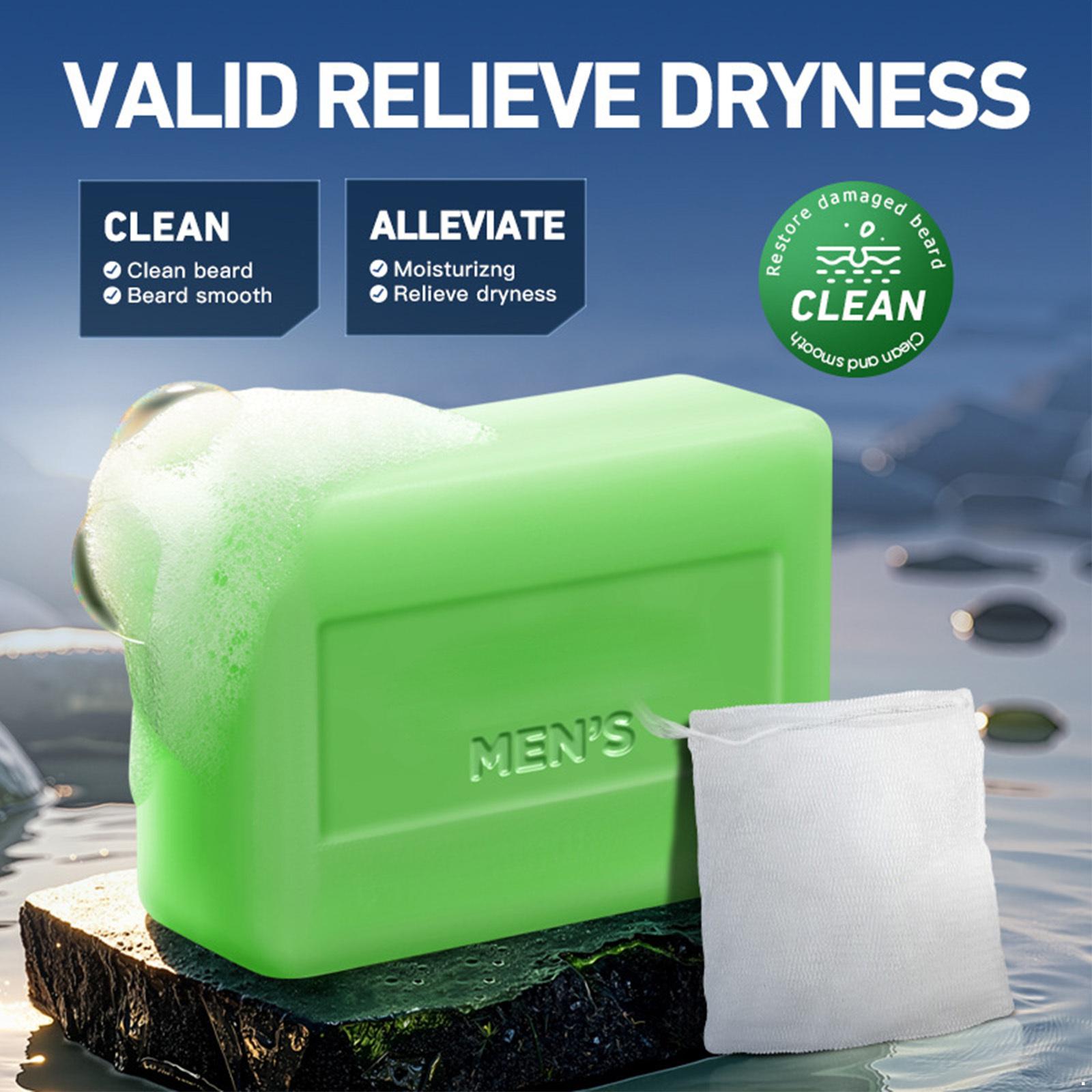 Men s Grooming Soap Bar - Handmade with Foaming Net for Beard and Face, Gentle Nourishing and Moisturizing One Size
Men s Grooming Soap Bar - Handmade with Foaming Net for Beard and Face, Gentle Nourishing and Moisturizing One Size