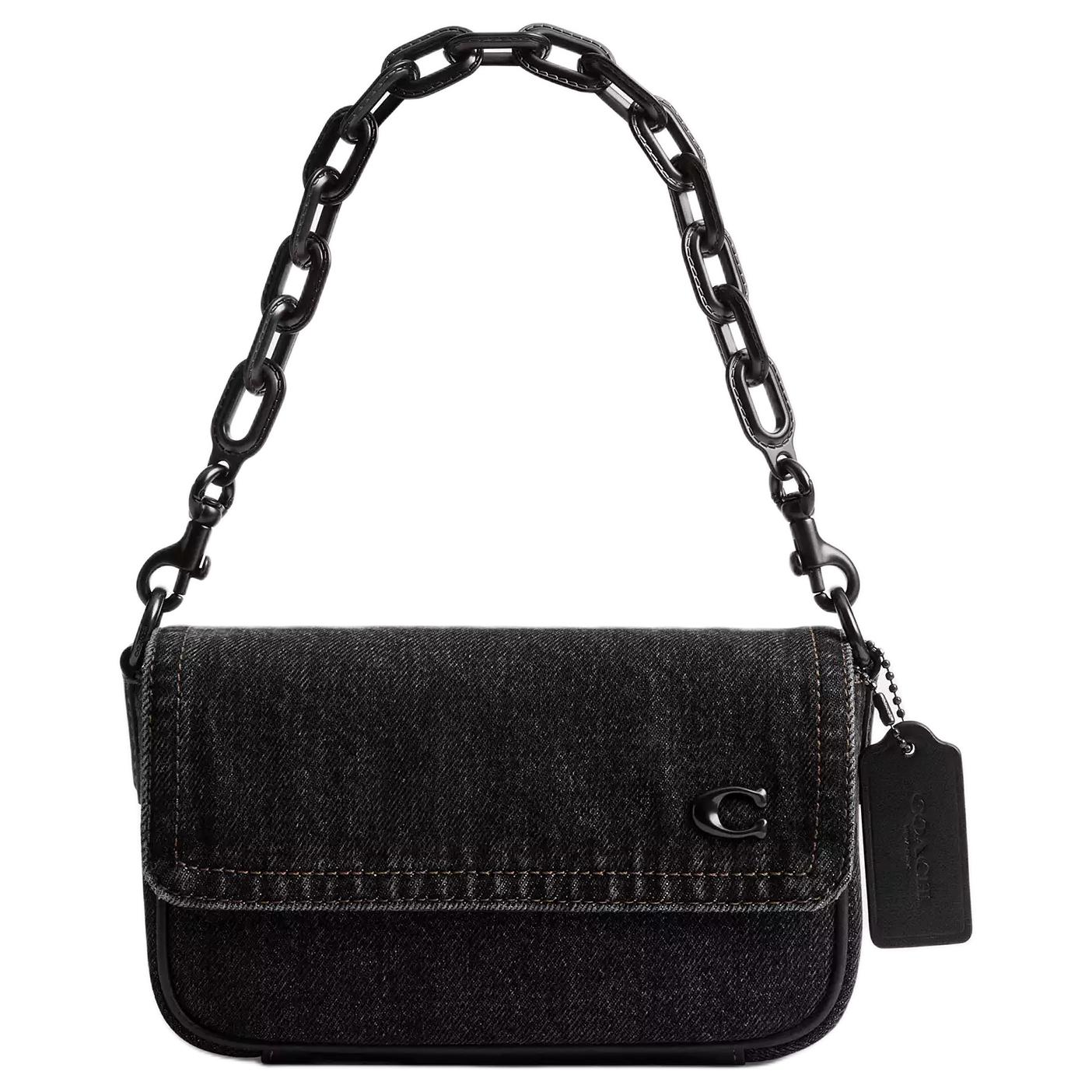 Coach Charter 18 Iconic Hardware Detachable Chain Shoulder Strap Denim Shoulder Bag Small Men shoulder bag Washed-Black CAM29-A0R Basic Set (Bag+Dust Bag)
Coach Charter 18 Iconic Hardware Detachable Chain Shoulder Strap Denim Shoulder Bag Small Men shoulder bag Washed-Black CAM29-A0R Basic Set (Bag+Dust Bag)