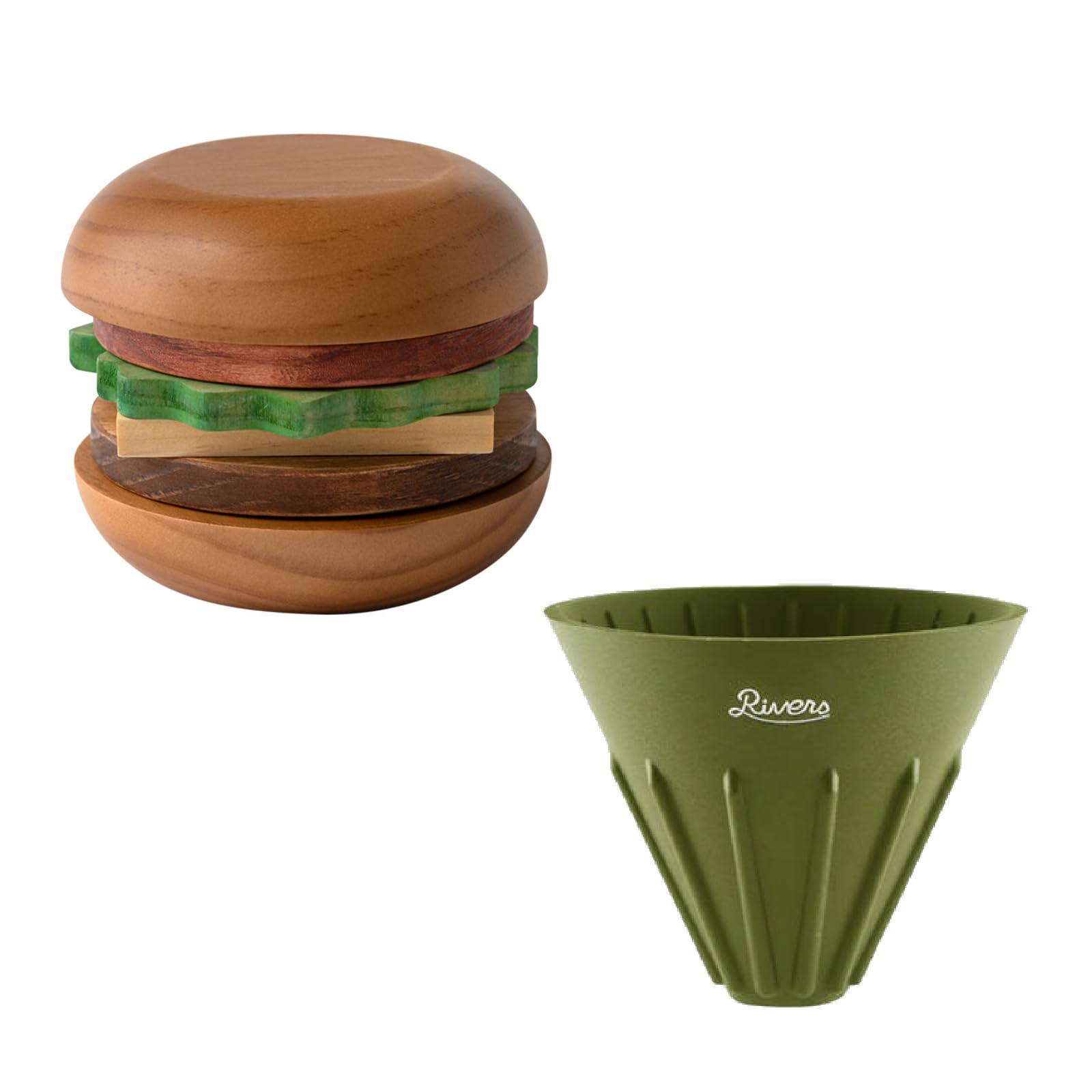 RIVERS Coffee Dripper Cave Двусторонние подставки под оливки и гамбургеры Stax Plus Outdoor 
RIVERS Coffee Dripper Cave Двусторонние подставки под оливки и гамбургеры Stax Plus Outdoor