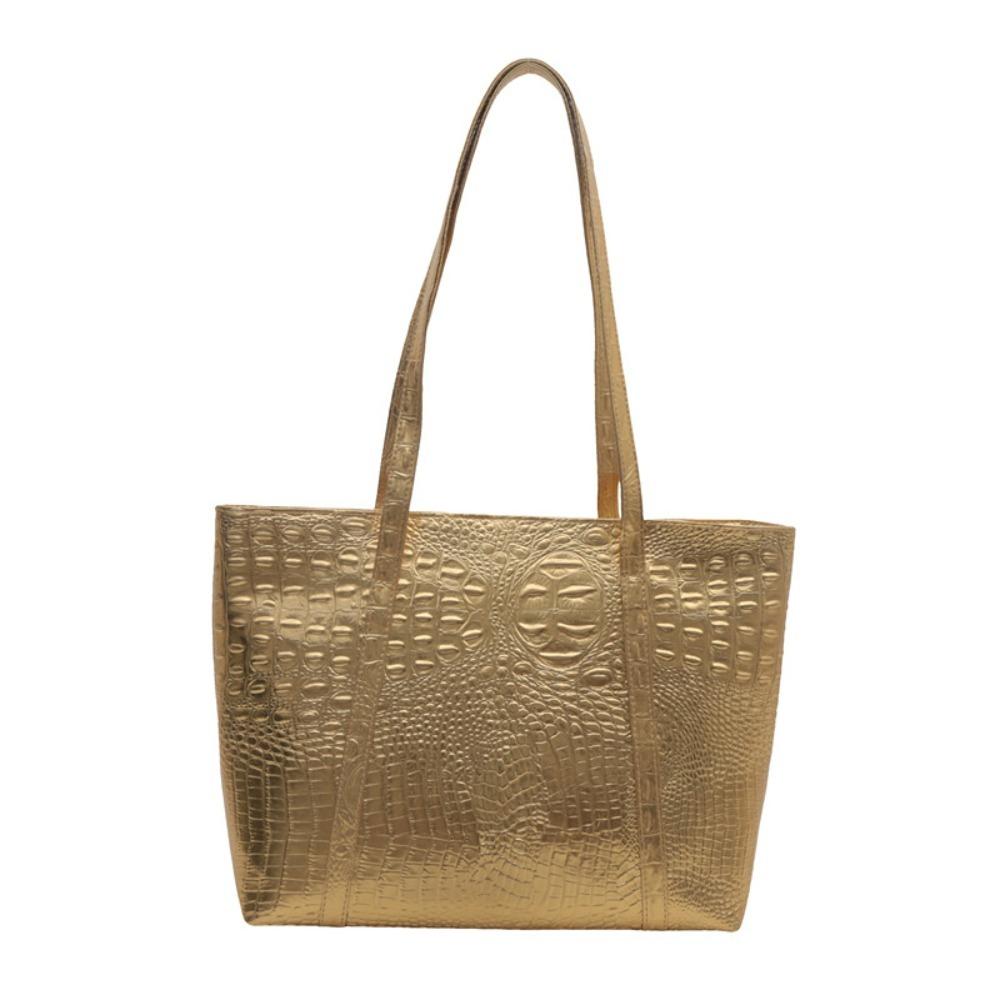 Crocodile Pattern Women Handbag PU Leather Armpit Tote Bag Exquisite Female Shoulder Bag Daily золотий
Crocodile Pattern Women Handbag PU Leather Armpit Tote Bag Exquisite Female Shoulder Bag Daily золотий