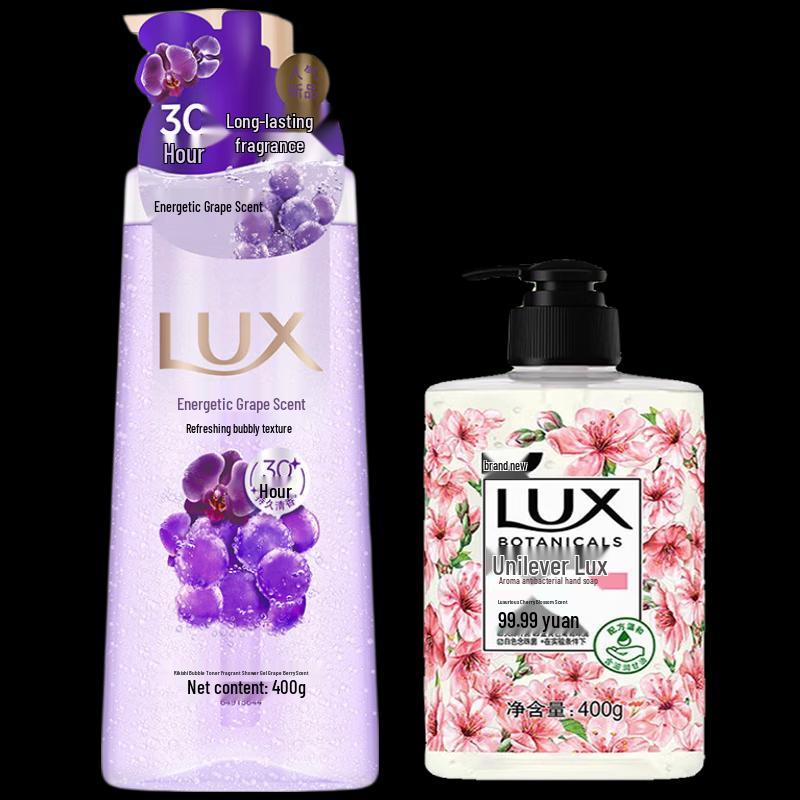 Lux Refreshing Fragrance Shower & Hand Soap Set
Lux Refreshing Fragrance Shower & Hand Soap Set