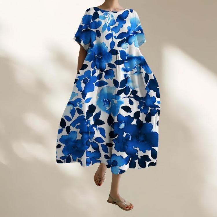 Винтажное цветочное летнее платье больших размеров для женщин, повседневное свободное с длинным/коротким рукавом, хлопковое, новинка в платьях XXXL
Винтажное цветочное летнее платье больших размеров для женщин, повседневное свободное с длинным/коротким рукавом, хлопковое, новинка в платьях XXXL