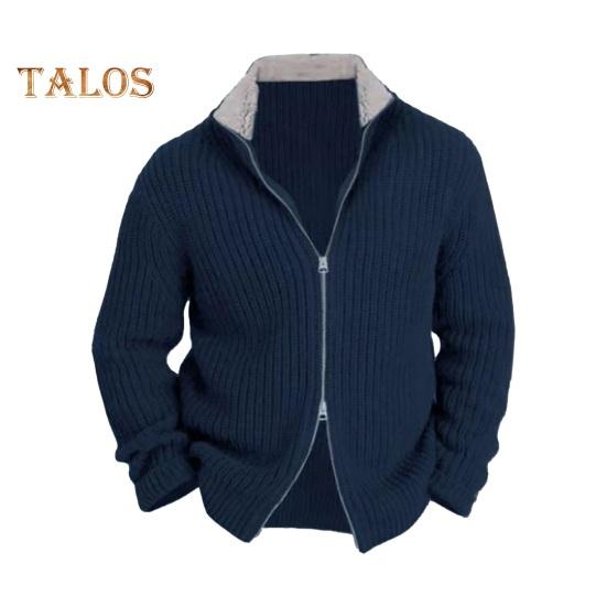 Мужской вязаный свитер с воротником-стойкой, застежкой-молнией, однотонный кардиган, трикотаж с длинными рукавами, толстый свитер, куртка для повседневной деловой одежды M темно-синий
Мужской вязаный свитер с воротником-стойкой, застежкой-молнией, однотонный кардиган, трикотаж с длинными рукавами, толстый свитер, куртка для повседневной деловой одежды M темно-синий