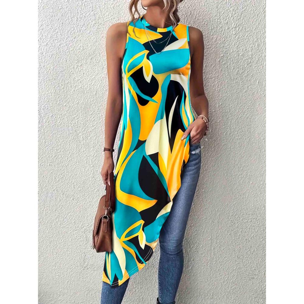 Женские летние летние топы Неровный подол Блузка с круглым вырезом Асимметричная свободная рубашка Летний топ XL
Женские летние летние топы Неровный подол Блузка с круглым вырезом Асимметричная свободная рубашка Летний топ XL