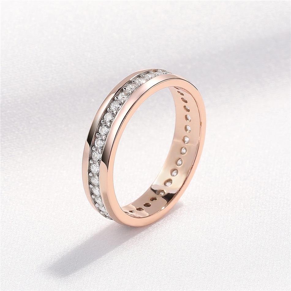 Кольцо из стерлингового серебра 925 пробы для женщин, розовое золото с кристаллами Cz, подарки на помолвку, годовщину, классические свадебные обещания, ювелирные изделия 6
Кольцо из стерлингового серебра 925 пробы для женщин, розовое золото с кристаллами Cz, подарки на помолвку, годовщину, классические свадебные обещания, ювелирные изделия 6