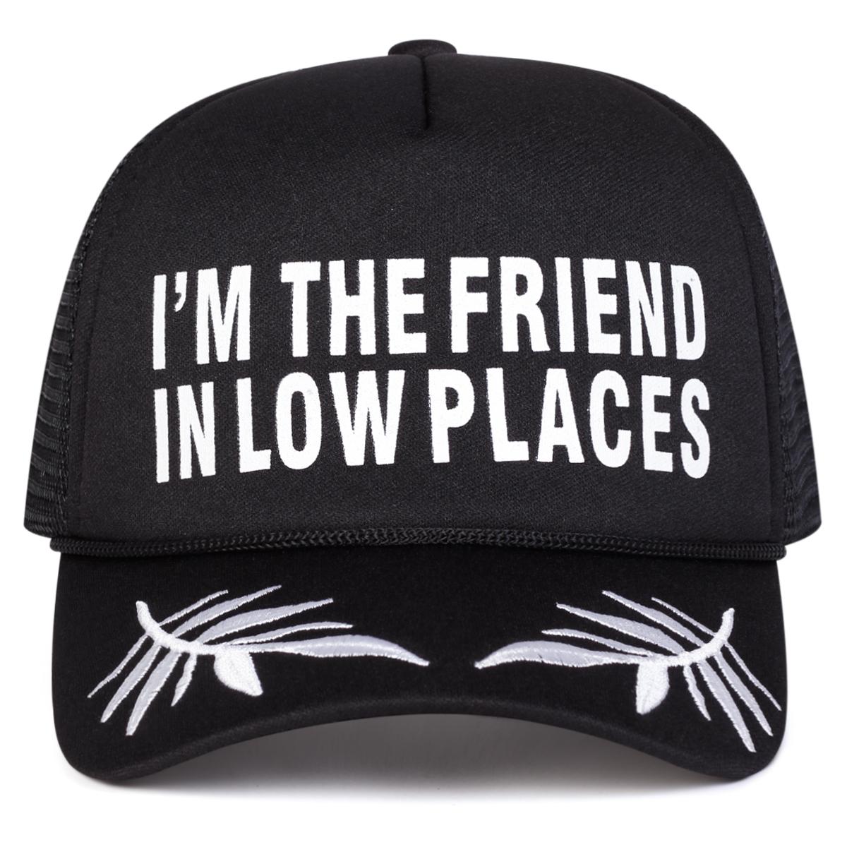 Unisex I M THE FRIEND IN LOW PLACES Print Baseball Net Caps Spring Summer Outdoor Adjustable Casual Hats Sunscreen Hat Cap чорний
Unisex I M THE FRIEND IN LOW PLACES Print Baseball Net Caps Spring Summer Outdoor Adjustable Casual Hats Sunscreen Hat Cap чорний