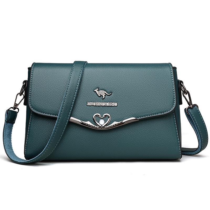 2024 Универсальная мягкая кожаная сумка для мамы: Вместительная, модная женская сумка через плечо, кроссбоди для通勤. синий
2024 Универсальная мягкая кожаная сумка для мамы: Вместительная, модная женская сумка через плечо, кроссбоди для通勤. синий