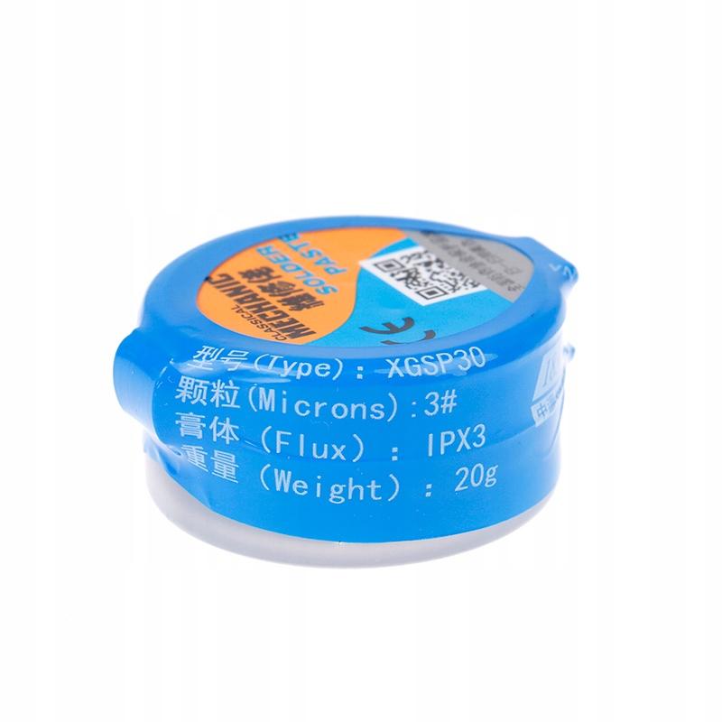 Rosfix Pasta Lutownicza XG-30 16g – No Clean | Srebrna Formuła | Idealna do Technologii GSM i Sit BGAP
Rosfix Pasta Lutownicza XG-30 16g – No Clean | Srebrna Formuła | Idealna do Technologii GSM i Sit BGAP