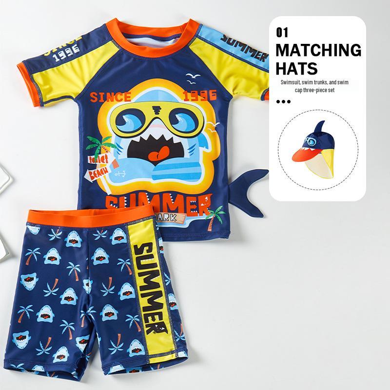 Toddler Boys Summer Quick-Dry Two-Piece Swimsuit with Sunscreen Protection 3XL for 125-135cm 50-60kg (8-9 years)
Toddler Boys Summer Quick-Dry Two-Piece Swimsuit with Sunscreen Protection 3XL for 125-135cm 50-60kg (8-9 years)