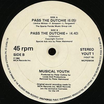 12inch Record MUSICAL YOUTH - Pass The Dutchie YOUT1 MCA Records 1982 UK Reggae, Ska & Dub Used
12inch Record MUSICAL YOUTH - Pass The Dutchie YOUT1 MCA Records 1982 UK Reggae, Ska & Dub Used