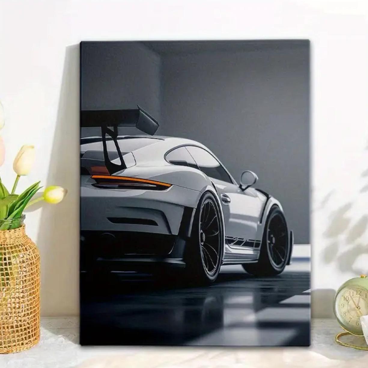 Modern Sports Car Racing Canvas with Pine Wood Frame 20x30
Modern Sports Car Racing Canvas with Pine Wood Frame 20x30