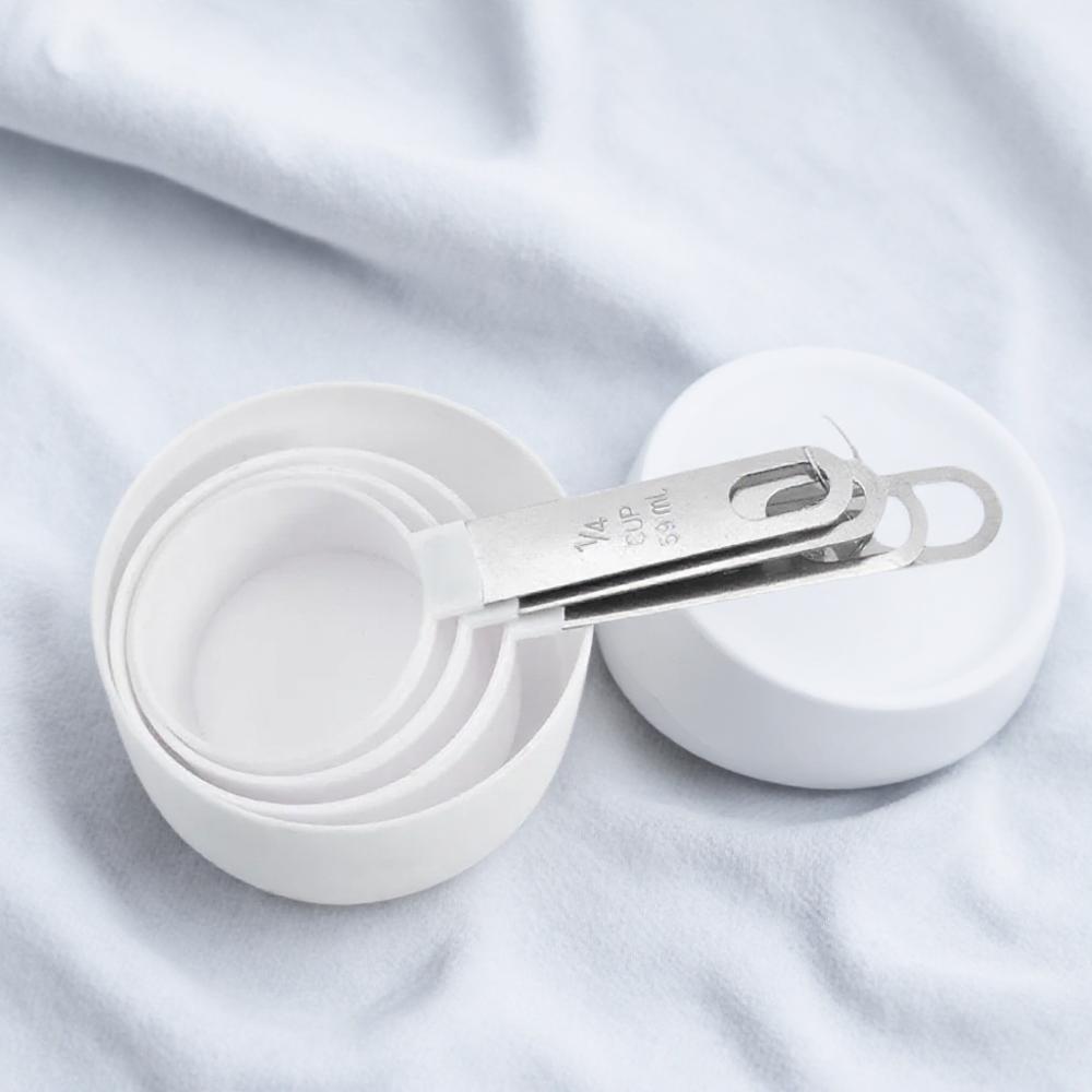4PCS Stainless Steel Handle Measuring Cups Spoons Set for Baking Cake Cooking Kitchen Gadgets белый
4PCS Stainless Steel Handle Measuring Cups Spoons Set for Baking Cake Cooking Kitchen Gadgets белый