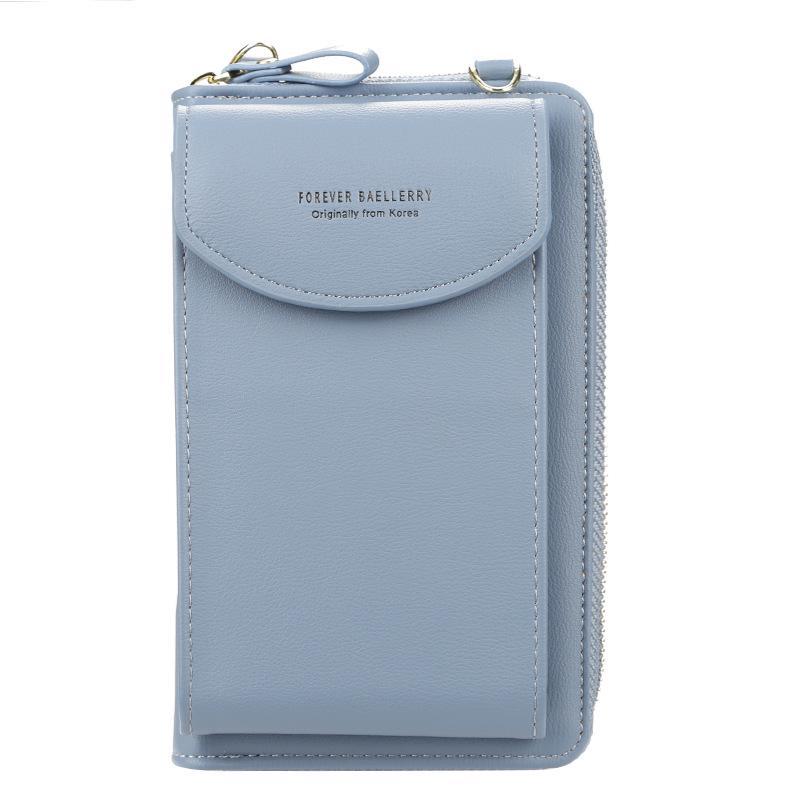 Women s High-End Korean Style Long Crossbody Phone Wallet Bag небо синє кольору
Women s High-End Korean Style Long Crossbody Phone Wallet Bag небо синє кольору