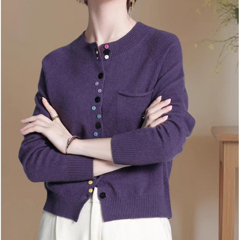 2025 Spring Gentle Style Purple Knit Top - Skin-Brightening and Slimming Casual Wear L фиолетовый
2025 Spring Gentle Style Purple Knit Top - Skin-Brightening and Slimming Casual Wear L фиолетовый