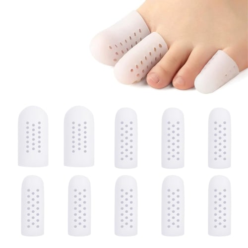 Anboli Toe Cots, Toe Caps, Toe Nail Protection Caps, Silicone Toe Protection Caps, Breathable, Washable, Toe and Thumb Protection, Unisex, Friction Pa
Anboli Toe Cots, Toe Caps, Toe Nail Protection Caps, Silicone Toe Protection Caps, Breathable, Washable, Toe and Thumb Protection, Unisex, Friction Pa