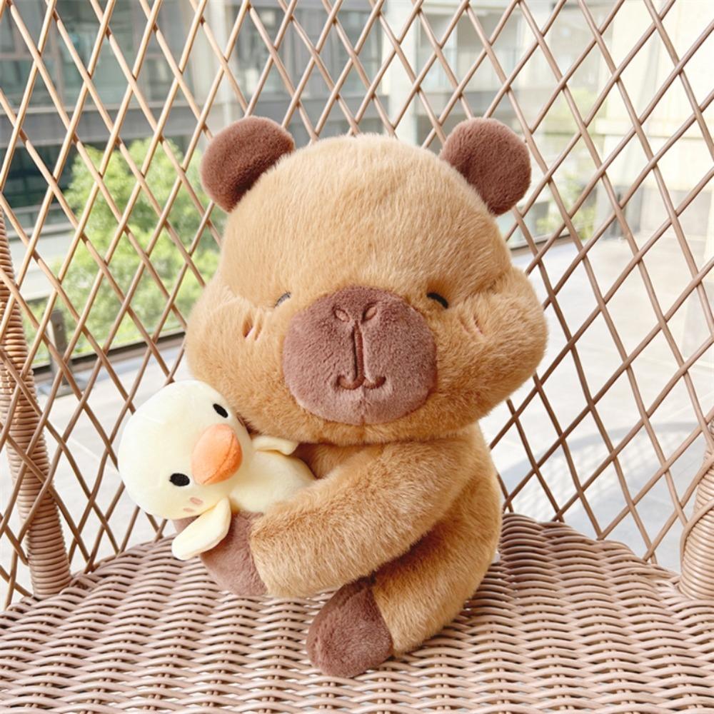 Cartoon Capybara Plush Toy PP Cotton Capibara Fluffty Doll Capybara Hug Duck Plush Home Decor
Cartoon Capybara Plush Toy PP Cotton Capibara Fluffty Doll Capybara Hug Duck Plush Home Decor