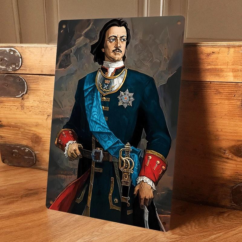 1 piece of European retro-style tinplate portrait, decorative painting for living room, entryway, bar, cafe, wall hanging, home (as the picture,20x30cm)
1 piece of European retro-style tinplate portrait, decorative painting for living room, entryway, bar, cafe, wall hanging, home (as the picture,20x30cm)