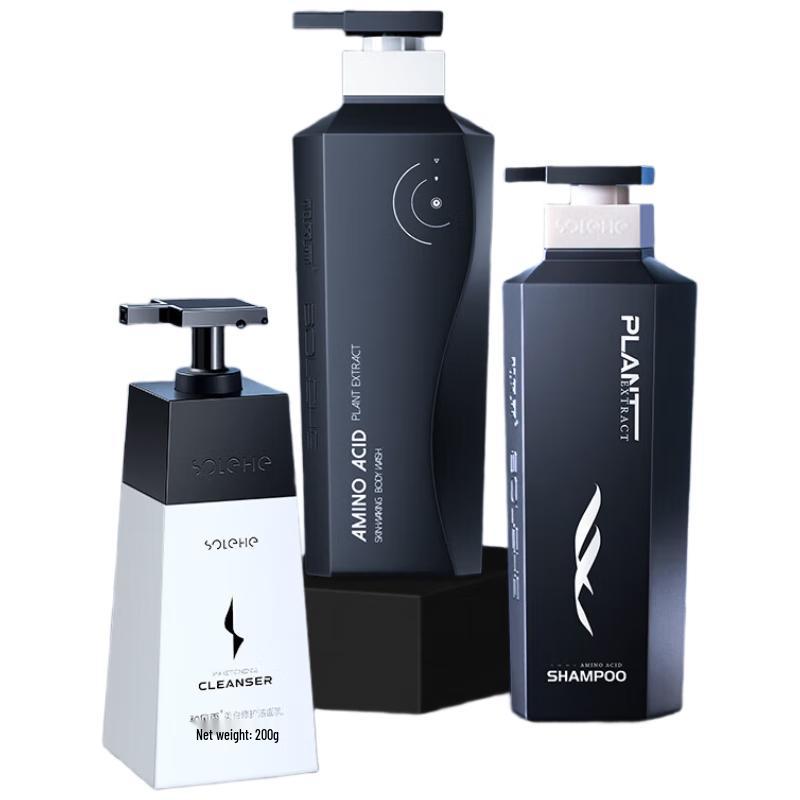 Hefengyu Men s 3-in-1 Cleanser, Shampoo & Shower Gel Set
Hefengyu Men s 3-in-1 Cleanser, Shampoo & Shower Gel Set