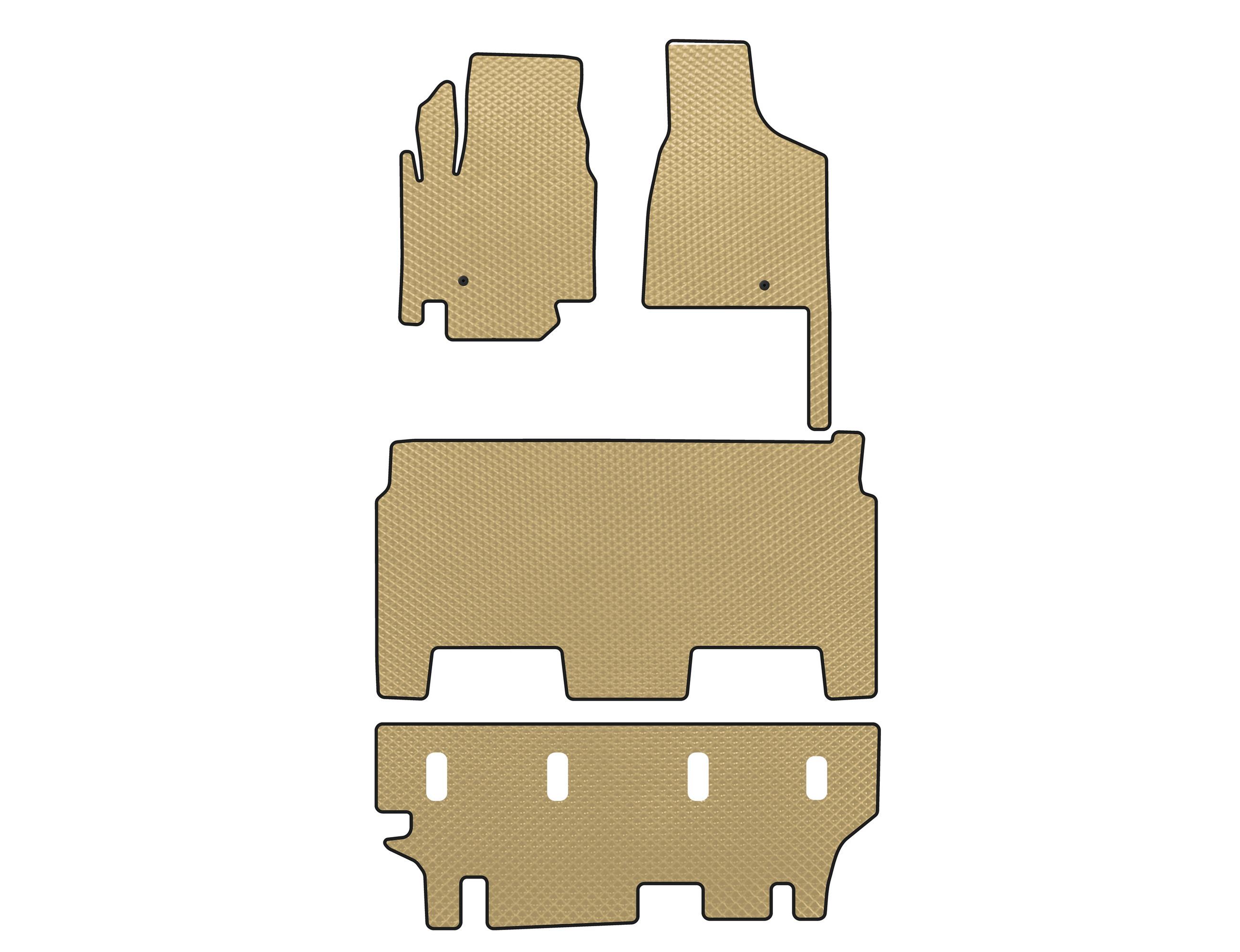 Коврики EVA (2008-2020, 3 ряда, 8-местный/Комплектация SXT, Бежевый) для Dodge Grand Caravan V
Коврики EVA (2008-2020, 3 ряда, 8-местный/Комплектация SXT, Бежевый) для Dodge Grand Caravan V