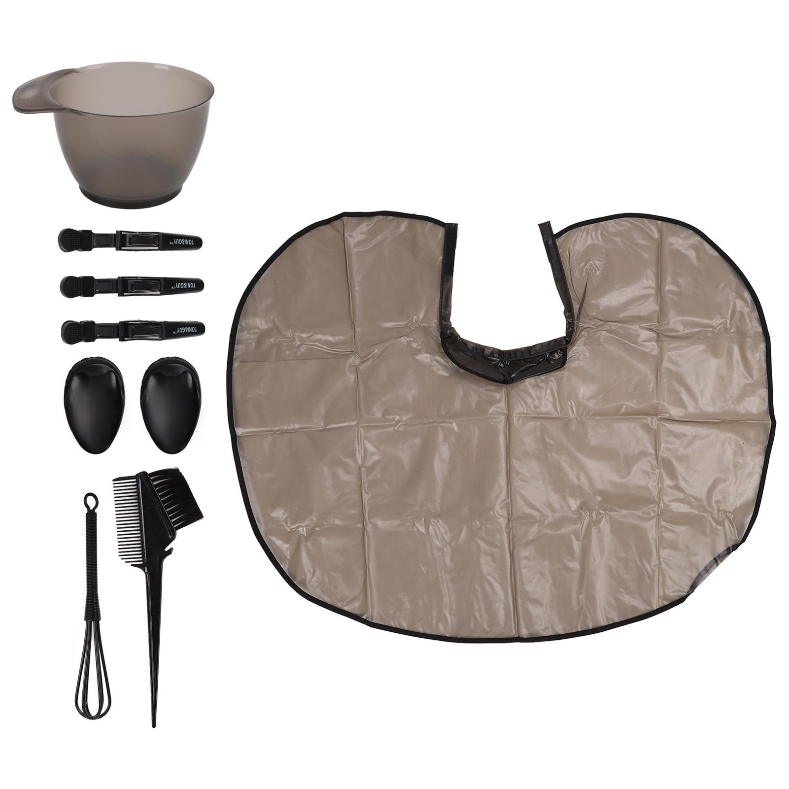 Hair Dyeing Set with Brush Blender Ear Muffs Dyeing Bowl Bib Hairdressing Clip Hair Coloring Tool for Home Salon
Hair Dyeing Set with Brush Blender Ear Muffs Dyeing Bowl Bib Hairdressing Clip Hair Coloring Tool for Home Salon