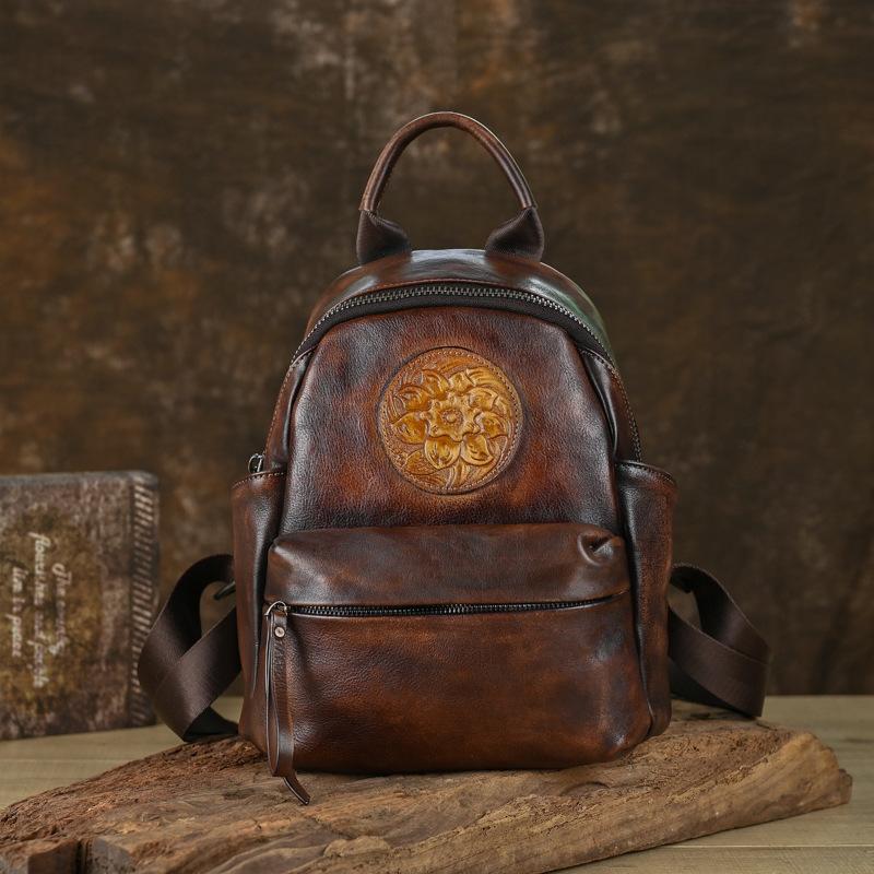 2025 Vintage Backpacks Genius Leather Luxury Girls School Backpack Woman Bagpacks Chinese Style Floral Print Female Mochilas 24-14-27CM коричневый
2025 Vintage Backpacks Genius Leather Luxury Girls School Backpack Woman Bagpacks Chinese Style Floral Print Female Mochilas 24-14-27CM коричневый