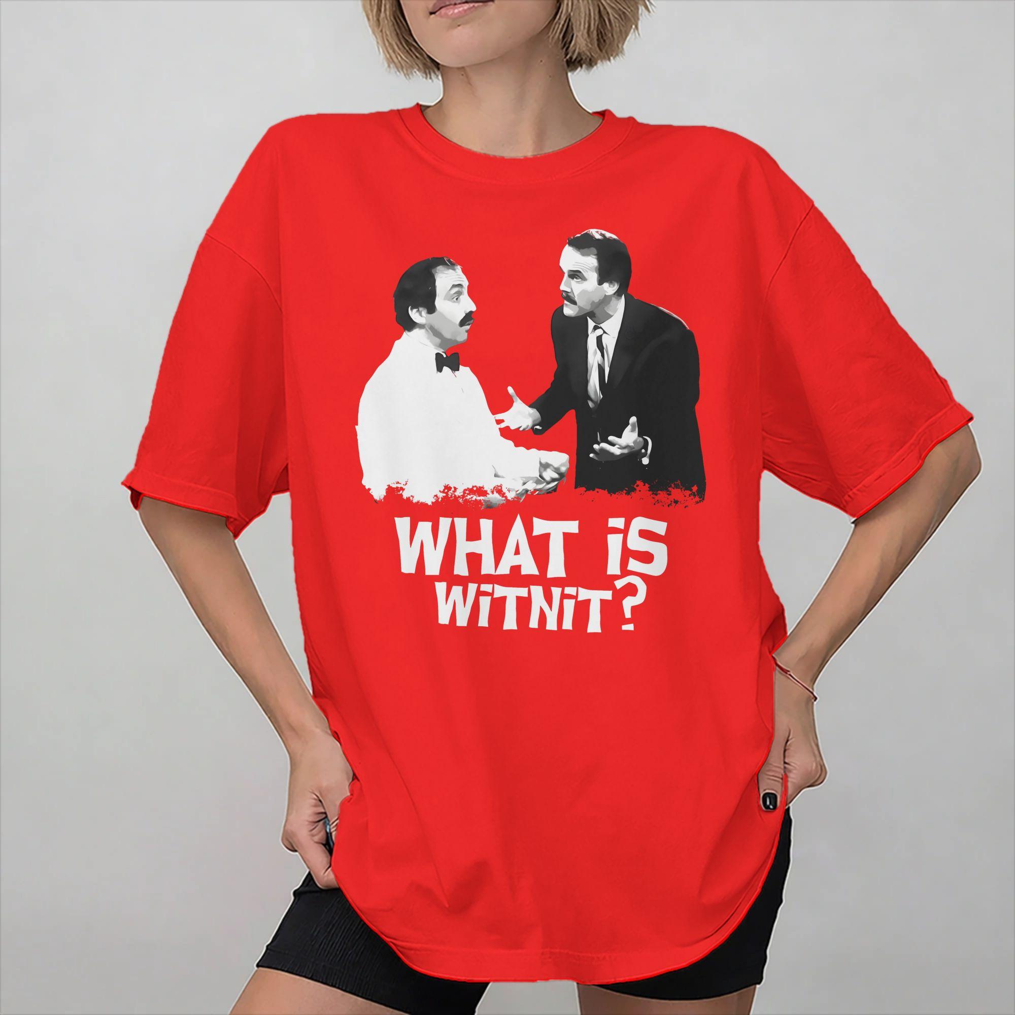 Witnit What Fawlty Towers Basil Unisexuel Graphic Printed T Shirts Unisex Women 100 Cotton Tee Shirt Clothing S
Witnit What Fawlty Towers Basil Unisexuel Graphic Printed T Shirts Unisex Women 100 Cotton Tee Shirt Clothing S