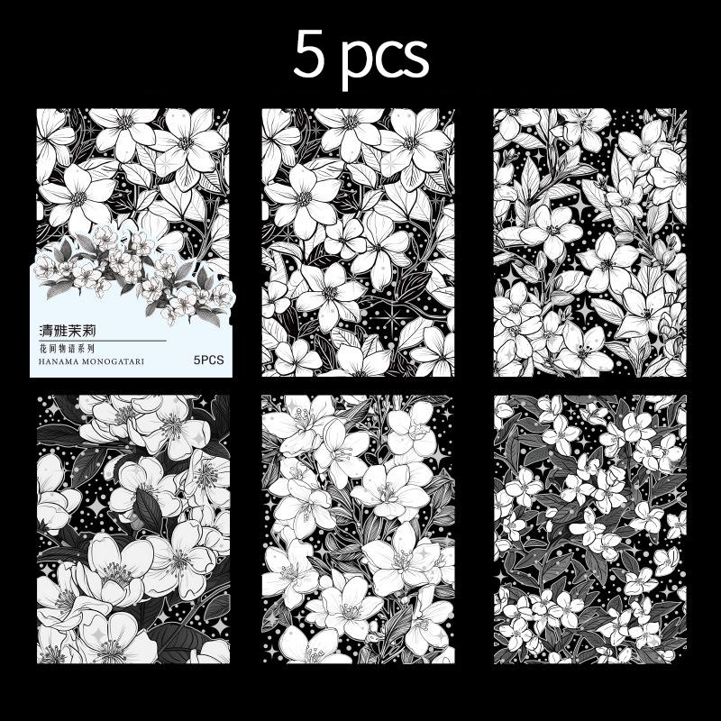 5 pcs Silver Stamping Flowers sticker Decorative Diary Album Scrapbooking Material back to school Junk Journal Supplies
5 pcs Silver Stamping Flowers sticker Decorative Diary Album Scrapbooking Material back to school Junk Journal Supplies