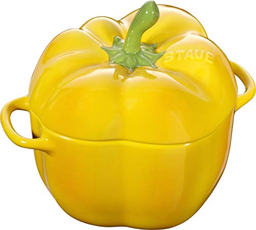 STAUB Zwilling Ceramic by Paprika Cocotte Yellow Ceramic Height 10.7 cm x Width 15.1 cm Volume 0.47 L
STAUB Zwilling Ceramic by Paprika Cocotte Yellow Ceramic Height 10.7 cm x Width 15.1 cm Volume 0.47 L