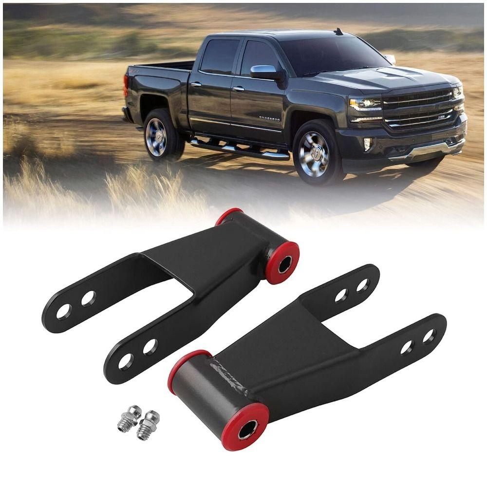 Комплект задних оков для легкой установки для автомобиля Chevy Silverado GMC Sierra 1500 C1500 1988-2018 гг.
Комплект задних оков для легкой установки для автомобиля Chevy Silverado GMC Sierra 1500 C1500 1988-2018 гг.