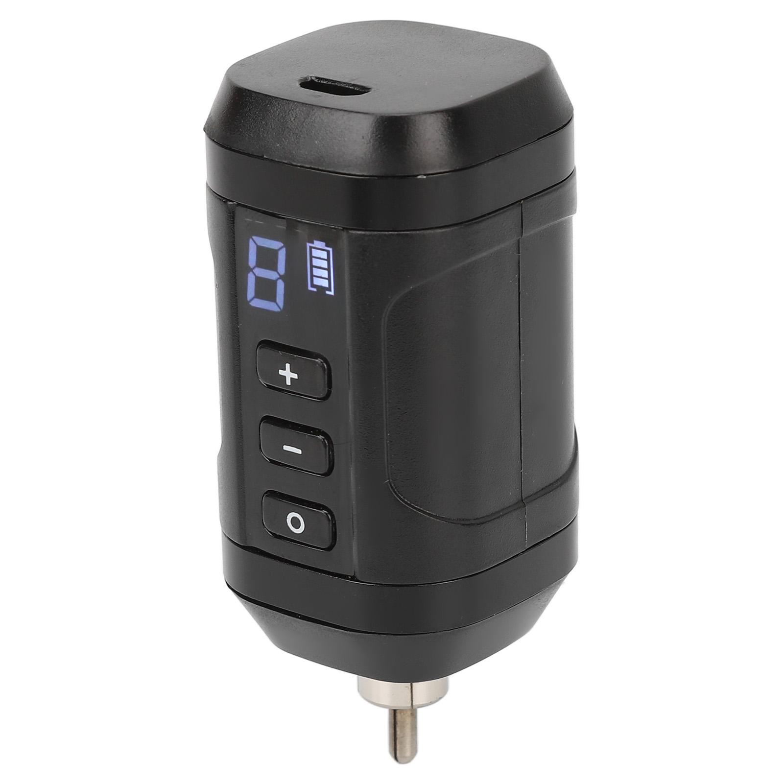 RCA Источник питания для татуировки Беспроводной USB 1800 мАч ЖК-дисплей Регулируемая скорость Легкая батарея для ручки для татуировки чёрный
RCA Источник питания для татуировки Беспроводной USB 1800 мАч ЖК-дисплей Регулируемая скорость Легкая батарея для ручки для татуировки чёрный