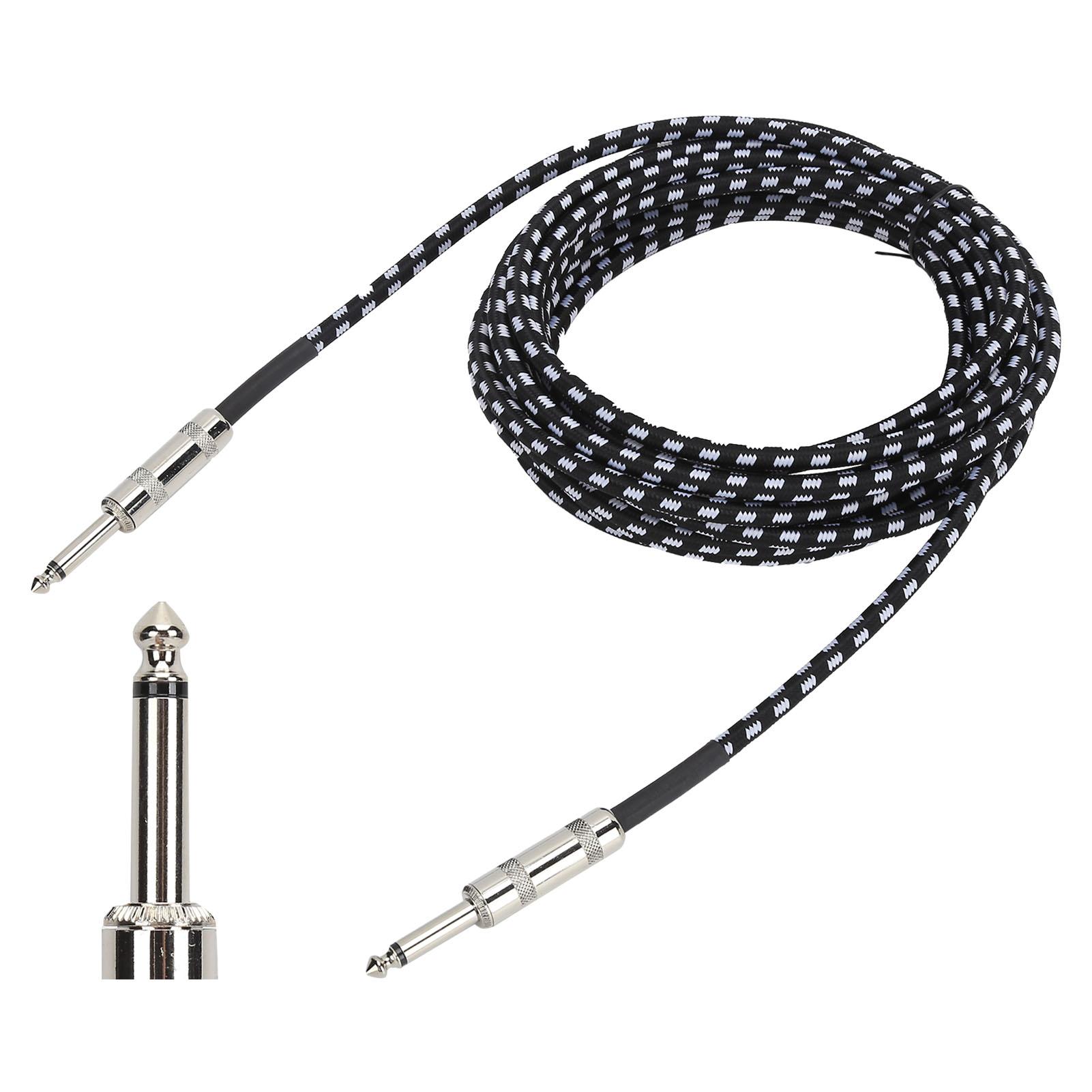 JORINDO 6.35mm Guitar Cable Low Noise Musical Instrument Amp Cord 1 4in 6m 19.7ft Type 3
JORINDO 6.35mm Guitar Cable Low Noise Musical Instrument Amp Cord 1 4in 6m 19.7ft Type 3