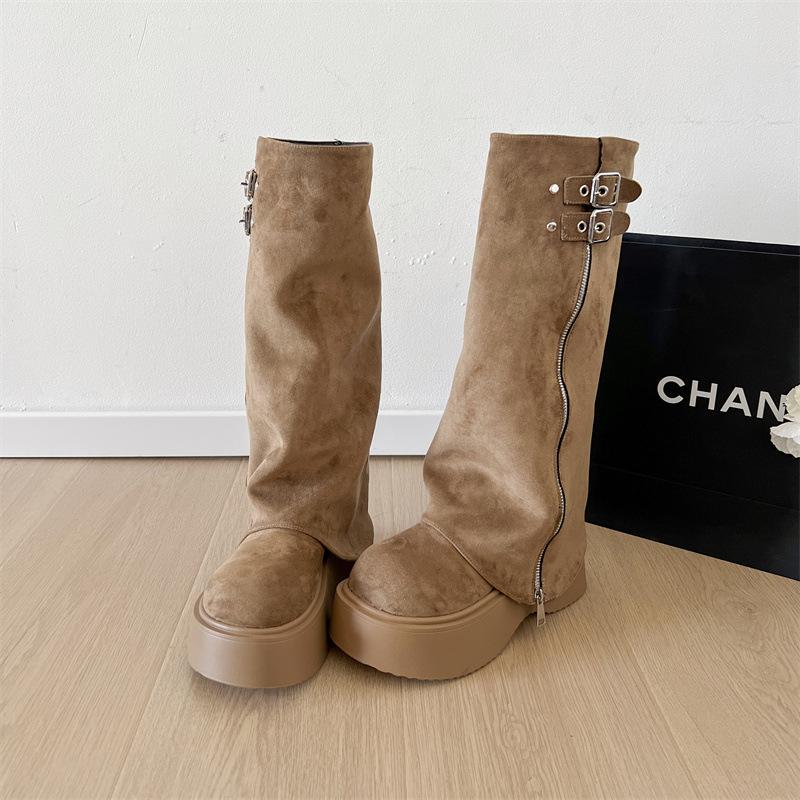 Ретро коричневые премиальные британские платформенные высокие сапоги женские 2025 новый летний с юбкой универсальные сапоги-брюки 40 коричневый
Ретро коричневые премиальные британские платформенные высокие сапоги женские 2025 новый летний с юбкой универсальные сапоги-брюки 40 коричневый