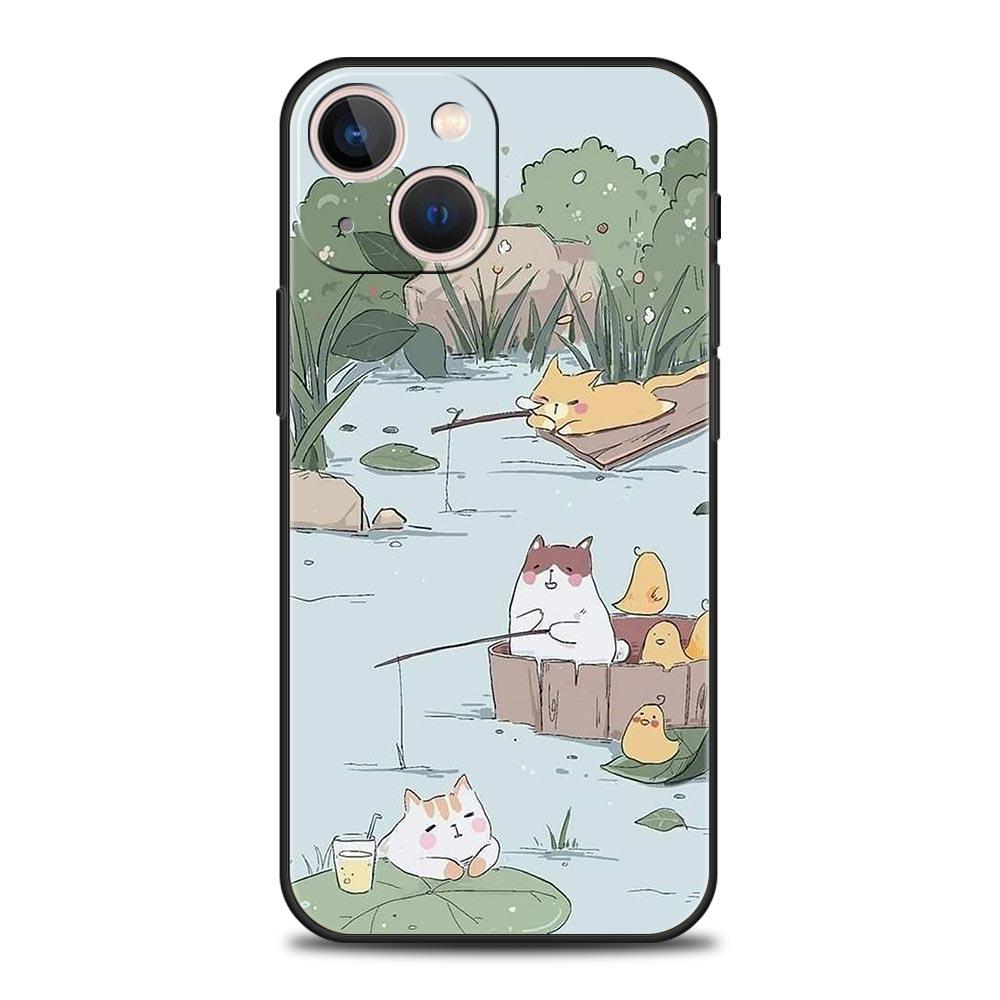Cat Fishing Phone Case For iPhone 17 16E 15 16 14 13 12 11 Pro Max 7 8 Plus Soft TPU Back Cover iPhone 14 Plus
Cat Fishing Phone Case For iPhone 17 16E 15 16 14 13 12 11 Pro Max 7 8 Plus Soft TPU Back Cover iPhone 14 Plus