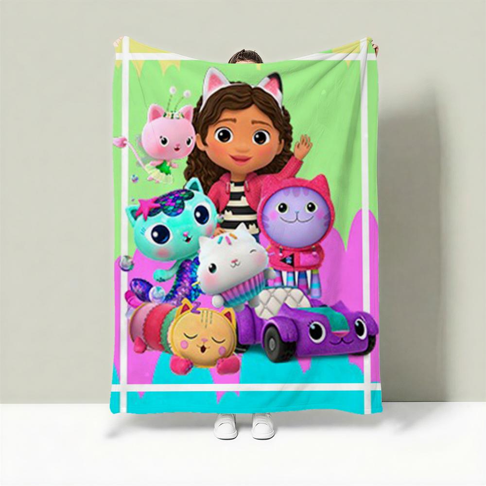Cartoon G-Gabby s Dollhouse Throw Lightweight 240g Flannel Blanket Soft Skin-friendly for Summer Cooling 75cmx90cm
Cartoon G-Gabby s Dollhouse Throw Lightweight 240g Flannel Blanket Soft Skin-friendly for Summer Cooling 75cmx90cm