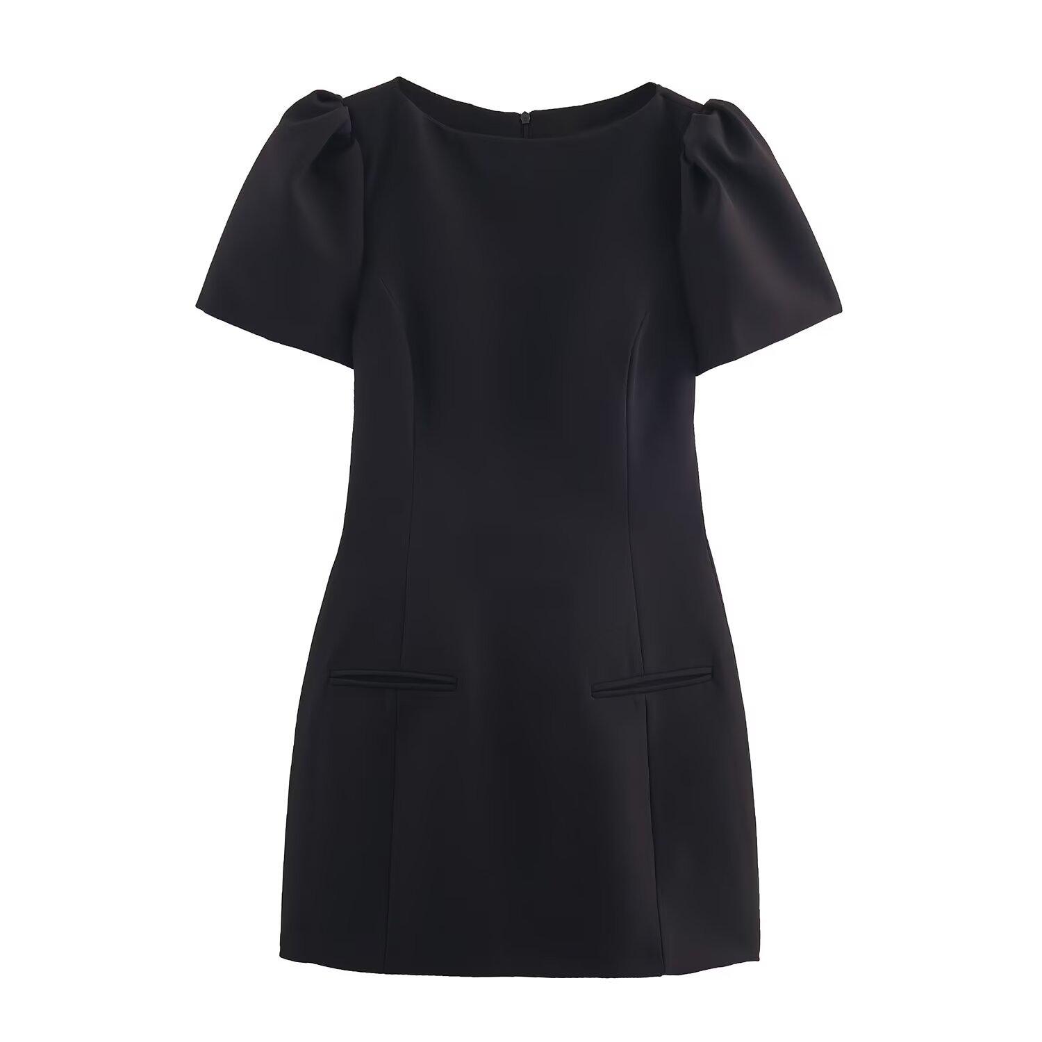 Spring 2026 Women s European-American Short-Sleeve Pleated Pocket Dress 12008 XS чёрный
Spring 2026 Women s European-American Short-Sleeve Pleated Pocket Dress 12008 XS чёрный