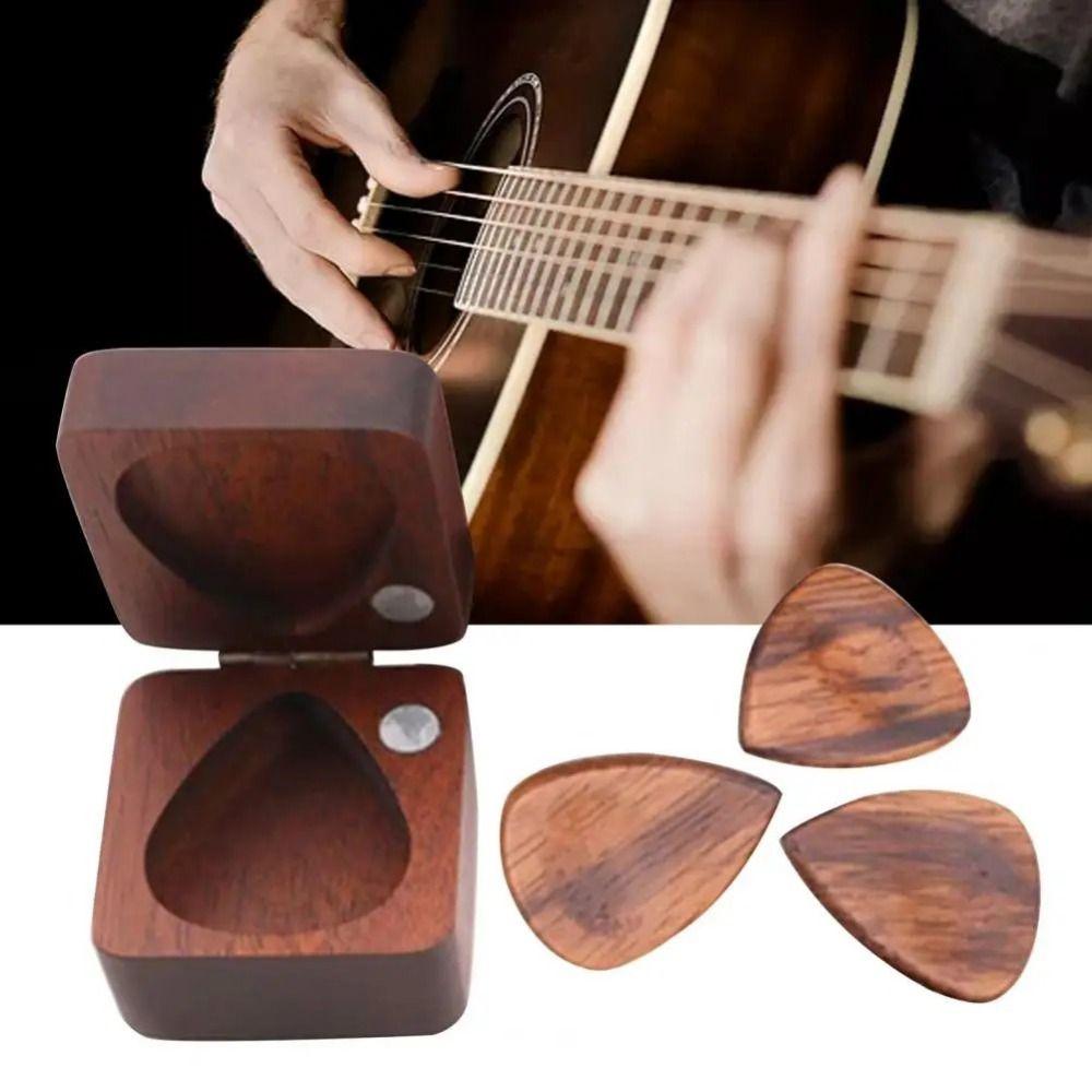 Can Hold Many Guitar Pick Box Wooden Bass Accessories Gift Guitar Plectrum Container Guitarist with 1pcs Guitar Pick
Can Hold Many Guitar Pick Box Wooden Bass Accessories Gift Guitar Plectrum Container Guitarist with 1pcs Guitar Pick