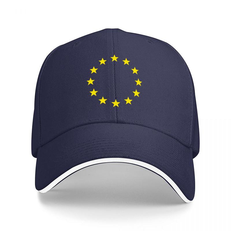 Чорна бейсболка з дизайном прапора Європейського Союзу, круговим візерунком із жовтими зірками, регульованою посадкою для дорослих, унісекс Adjustable
Чорна бейсболка з дизайном прапора Європейського Союзу, круговим візерунком із жовтими зірками, регульованою посадкою для дорослих, унісекс Adjustable