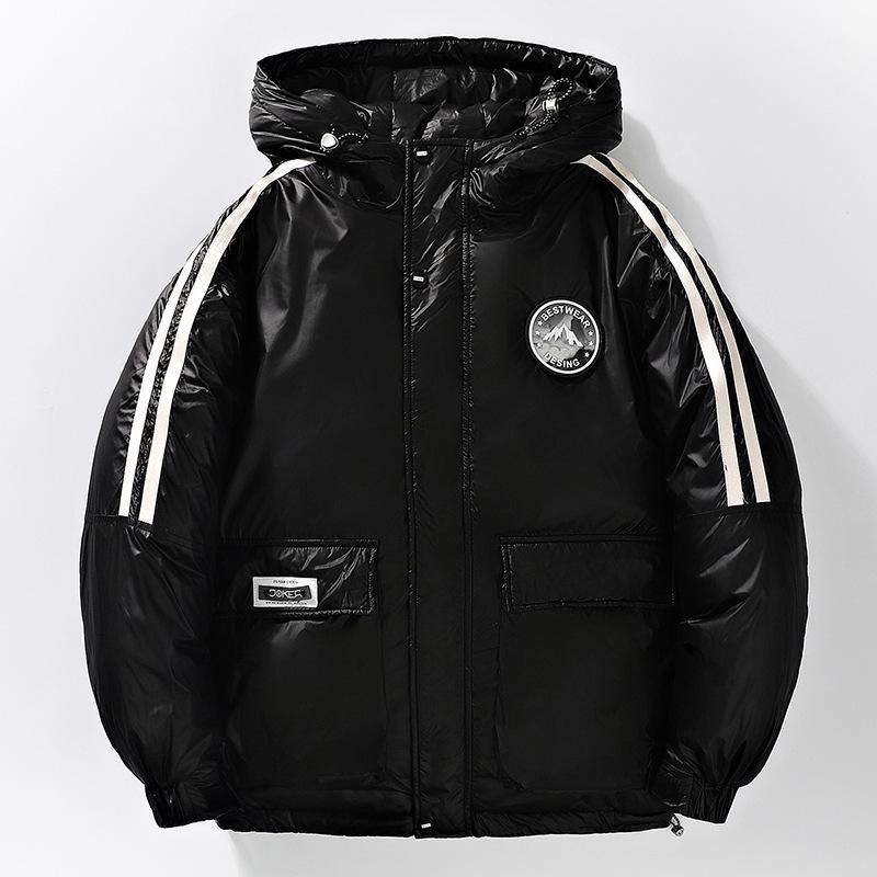 Мужская пуховая куртка для мужчин, зимняя, свободного кроя, короткая, зимняя одежда, утолщенная, теплая и красивая, зимняя куртка с капюшоном на белом утином пуху 3XL чёрный
Мужская пуховая куртка для мужчин, зимняя, свободного кроя, короткая, зимняя одежда, утолщенная, теплая и красивая, зимняя куртка с капюшоном на белом утином пуху 3XL чёрный