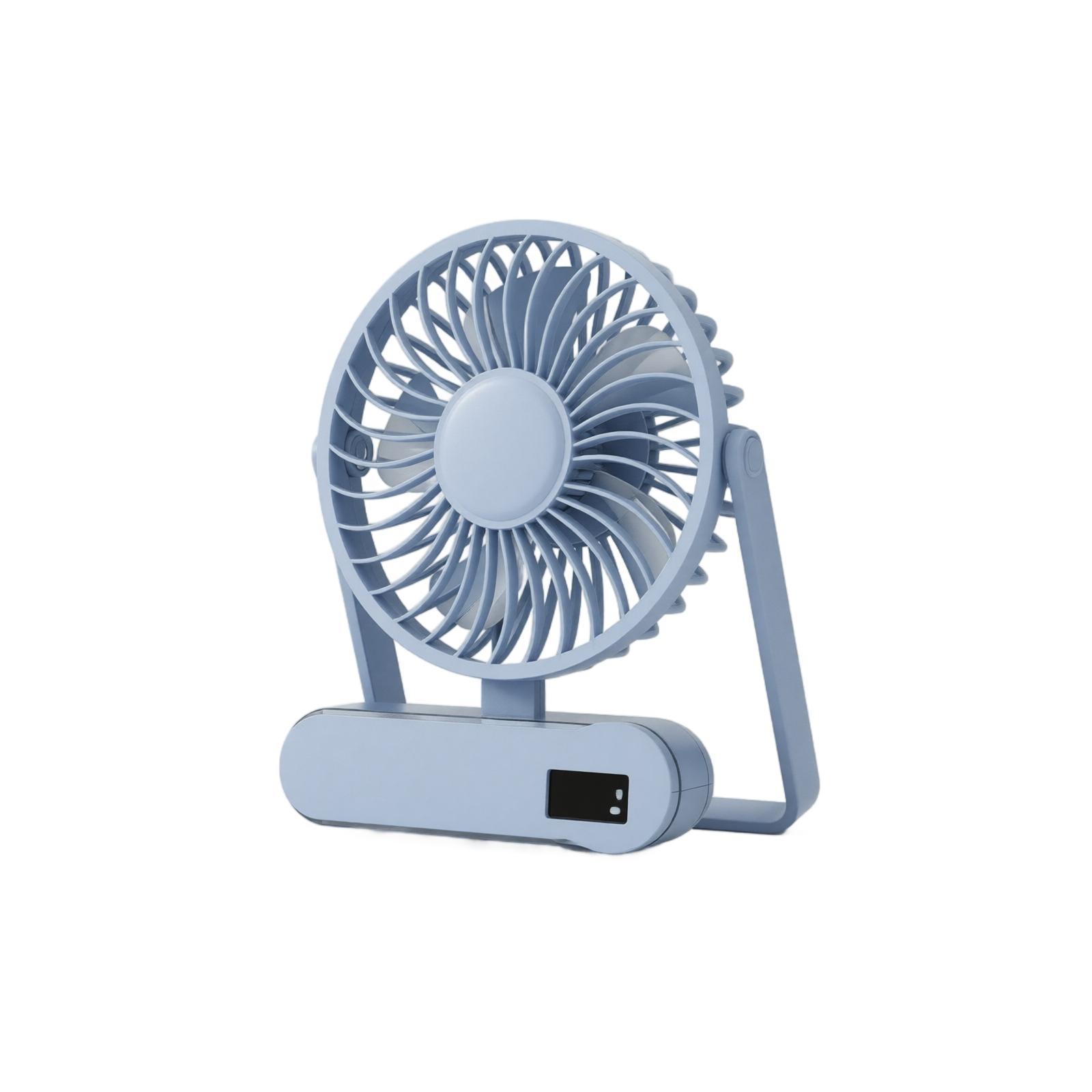 Portable Desktop USB Fan with Adjustable Angle and Digital Display Compact Mini Cooling Fan for Home Office Travel Use ONE SIZE синий
Portable Desktop USB Fan with Adjustable Angle and Digital Display Compact Mini Cooling Fan for Home Office Travel Use ONE SIZE синий