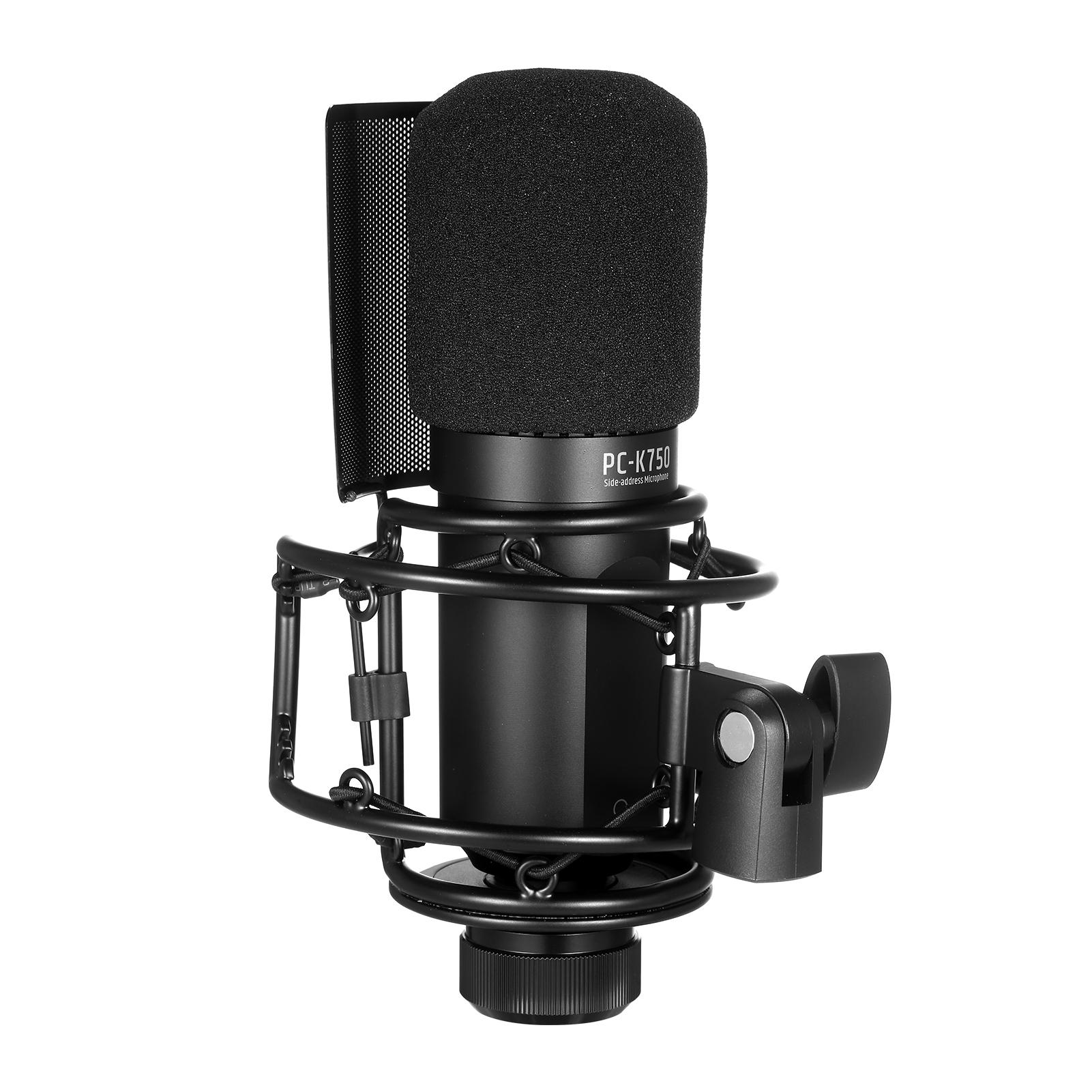 TAKSTAR PCK750 Профессиональный микрофон записи XLR Конденсатор Микрофон Однонаправленная кардиоидная студия
TAKSTAR PCK750 Профессиональный микрофон записи XLR Конденсатор Микрофон Однонаправленная кардиоидная студия