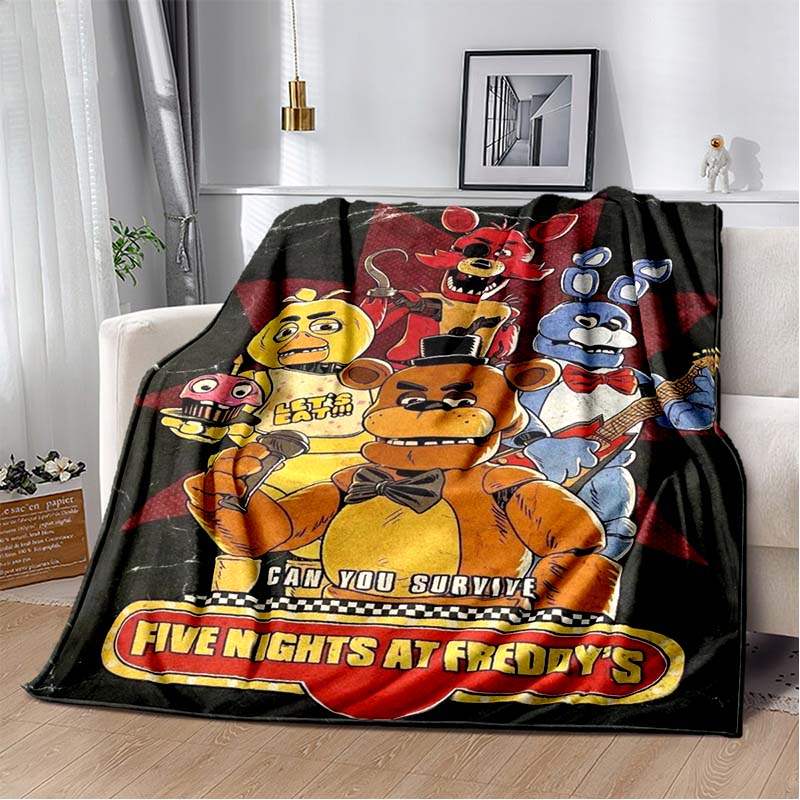 Neon Style Bear Character Print Flannel Blanket, Horror Game Inspired Throw Blanket 80cm x 120cm
Neon Style Bear Character Print Flannel Blanket, Horror Game Inspired Throw Blanket 80cm x 120cm