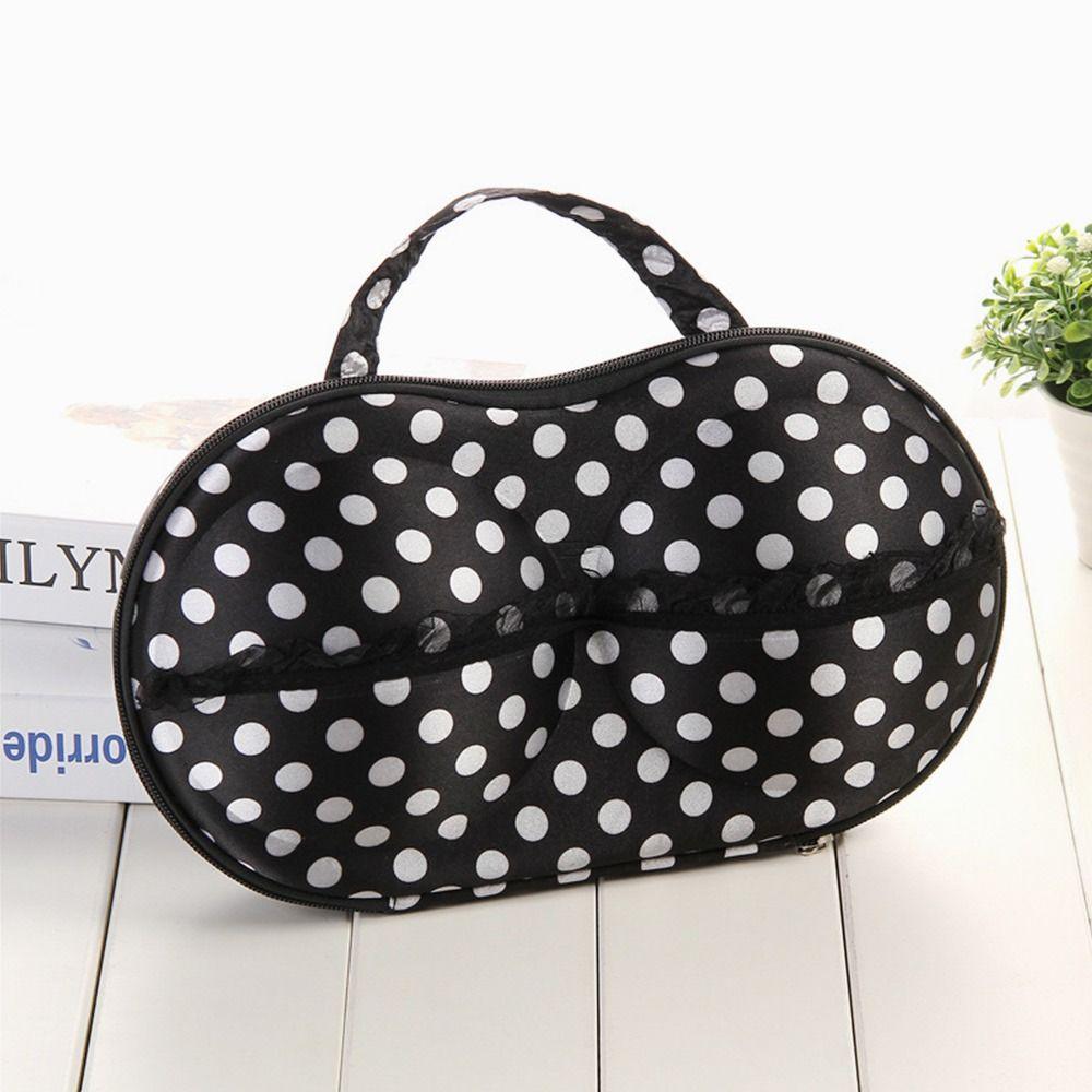 Waterproof Dustproof Bra Storage Box Lingerie Protect Holder Underwear Case Makeup Storage Box pink&black dots
Waterproof Dustproof Bra Storage Box Lingerie Protect Holder Underwear Case Makeup Storage Box pink&black dots