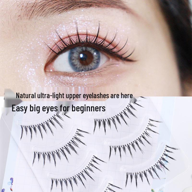 Japanese Natural Little Devil False Eyelashes: Fine Transparent Stem, Pointed for a Lively, Fairy-Like Look.
Japanese Natural Little Devil False Eyelashes: Fine Transparent Stem, Pointed for a Lively, Fairy-Like Look.