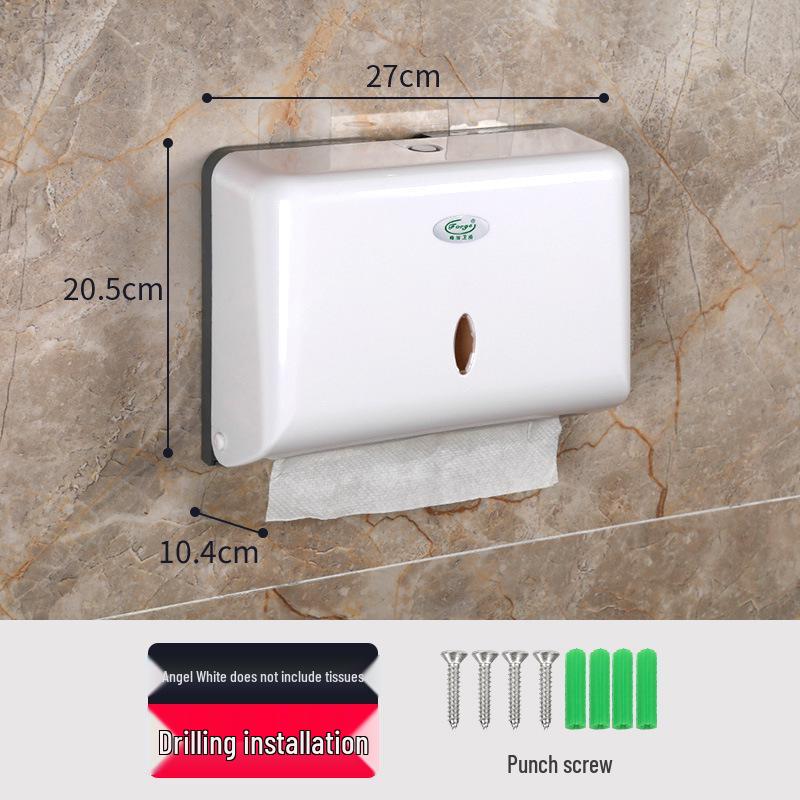 Wall-Mounted Kitchen Tissue Holder, No-Drill Hand Towel Dispenser for Hotel Restroom
Wall-Mounted Kitchen Tissue Holder, No-Drill Hand Towel Dispenser for Hotel Restroom