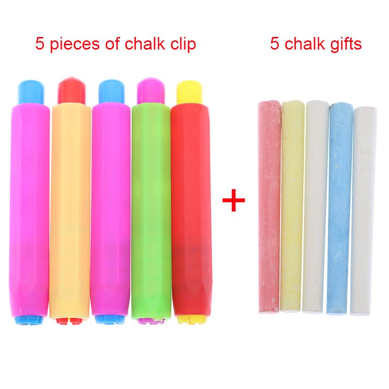 5 Pieces of Healthy and Non-toxic Chalk Holder Free 5 Pieces of Colored Chalk Cleaning Teaching Station Teacher Stationery
5 Pieces of Healthy and Non-toxic Chalk Holder Free 5 Pieces of Colored Chalk Cleaning Teaching Station Teacher Stationery