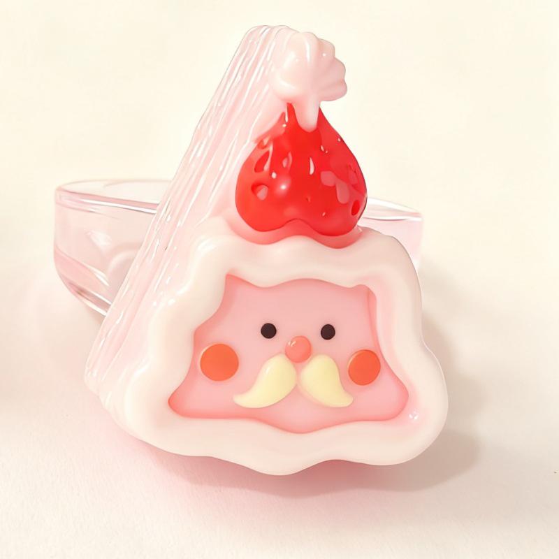 Милое рождественское кольцо-торт с кремом в виде Санта-Клауса - Мультяшная акриловая еда для игры
Милое рождественское кольцо-торт с кремом в виде Санта-Клауса - Мультяшная акриловая еда для игры